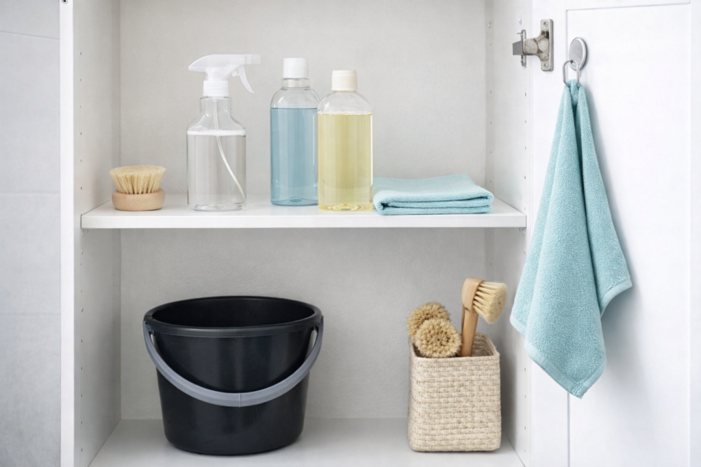 In vielen Haushalten sammelt sich im Laufe der Zeit eine große Anzahl an Reinigungsprodukten an. Für fast jede Oberfläche scheint es ein eigenes Mittel zu geben – vom Badreiniger bis zum Spezialprodukt für einzelne Materialien. Dabei zeigt sich im Alltag häufig, dass weniger Putzmittel oft ausreichen, um gute Ergebnisse zu erzielen. Entscheidend ist nicht die Menge, sondern die sinnvolle Auswahl und Anwendung der Produkte. ## Warum viele Spezialreiniger keinen echten Mehrwert bringen Viele Spezialreiniger unterscheiden sich in ihrer Zusammensetzung nur geringfügig. Die Einsatzbereiche überschneiden sich häufig, sodass mehrere Produkte dieselben Aufgaben erfüllen. Das führt nicht nur zu einem überfüllten Putzschrank, sondern auch zu Unsicherheit bei der Anwendung. Statt Klarheit entsteht das Gefühl, für jede Kleinigkeit ein eigenes Produkt zu benötigen. ## Mehr Produkte bedeuten nicht automatisch bessere Reinigung Ein sauberes Ergebnis hängt weniger von der Anzahl der Reinigungsmittel ab als von deren richtiger Anwendung. Oft spielen Faktoren wie Einwirkzeit, mechanische Unterstützung durch Tücher oder Bürsten und die richtige Reihenfolge eine größere Rolle. Wer diese Grundlagen beachtet, erzielt häufig bessere Ergebnisse mit deutlich weniger Produkten. ## Ein übersichtliches Reinigungssystem im Alltag Ein reduziertes Reinigungssystem hilft dabei, den Überblick zu behalten. Mit wenigen, gut kombinierbaren Reinigern lassen sich die meisten Aufgaben im Haushalt zuverlässig erledigen. Das spart nicht nur Platz, sondern auch Zeit und sorgt dafür, dass Reinigungsprodukte gezielter und bewusster eingesetzt werden. Wenn du dir unsicher bist, welche Reinigungsprodukte sich im Alltag wirklich bewährt haben, findest du auf unserer Empfehlungsseite eine übersichtliche Einordnung nach Einsatzbereichen. 👉 Zu den Reinigungsprodukte-Empfehlungen Ein Beispiel für ein solches System stellen wir außerdem auf unserer Übersichtsseite zu Reinigungsprodukten im System vor. ## Fazit: Weniger Putzmittel, mehr Klarheit Ein reduzierter Ansatz bei Reinigungsprodukten sorgt für mehr Übersicht und erleichtert den Alltag. Wer sich auf das Wesentliche konzentriert und Produkte sinnvoll kombiniert, erzielt oft bessere Ergebnisse mit weniger Aufwand. Langfristig führt das nicht nur zu einem aufgeräumteren Putzschrank, sondern auch zu einer entspannteren Reinigungsroutine.