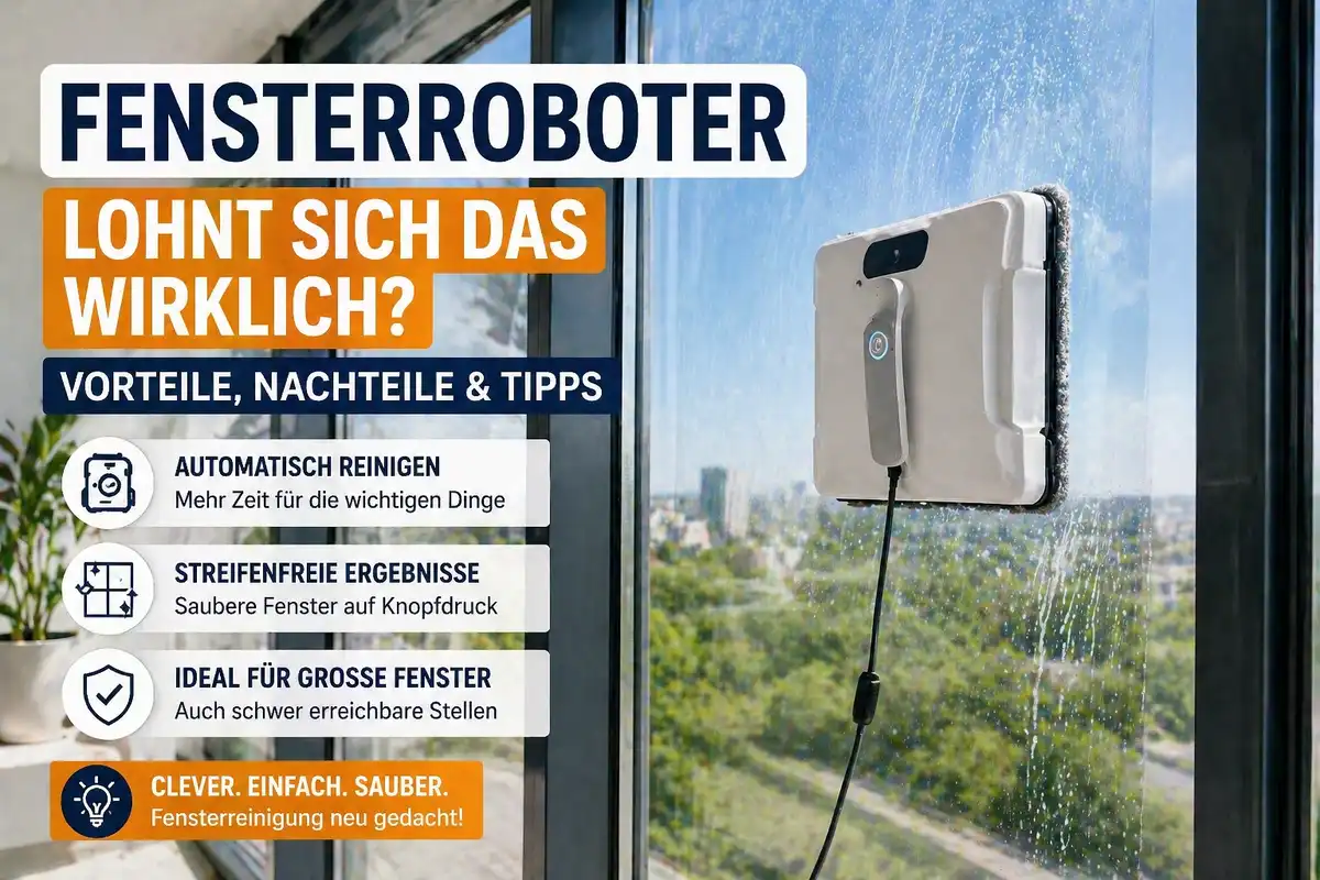 Fensterroboter – lohnt sich das wirklich? Vorteile, Nachteile & Tipps