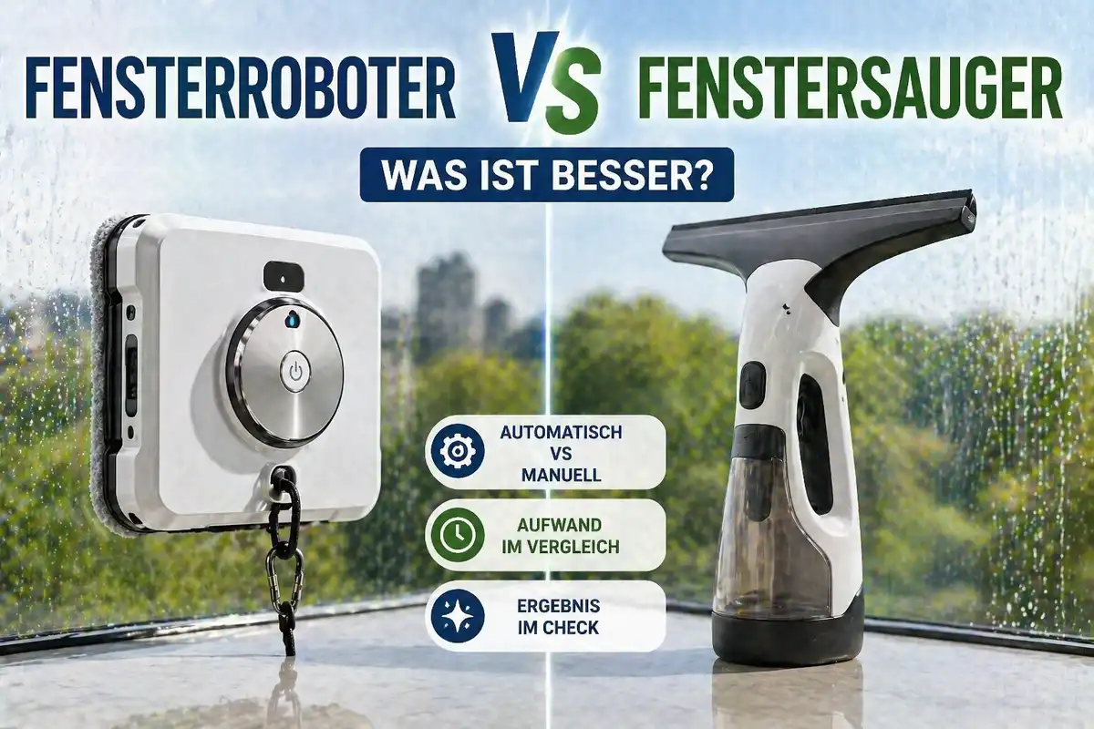 Fensterroboter vs Fenstersauger – was ist besser?