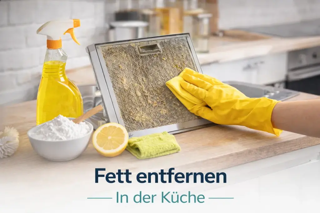 Fett entfernen in der Küche Fettfilter reinigen mit Hausmitteln