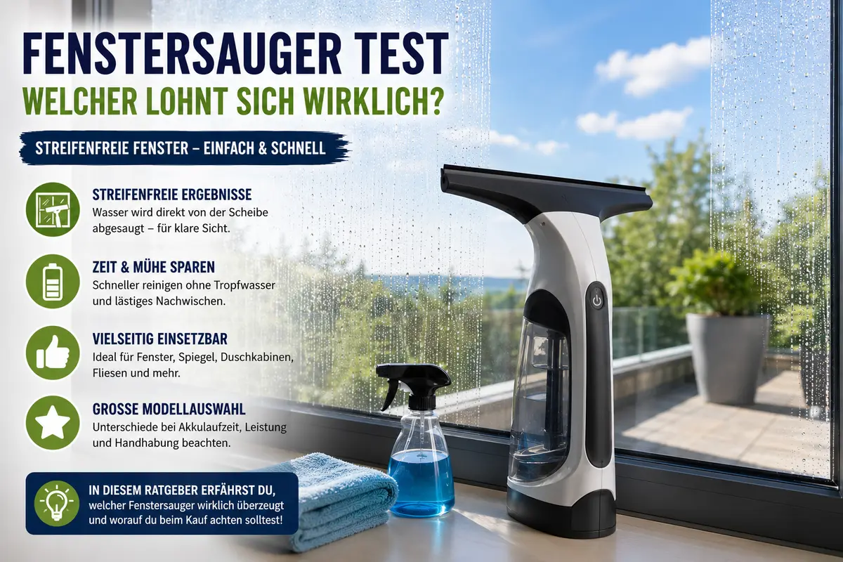Fenstersauger Test – welcher lohnt sich wirklich?