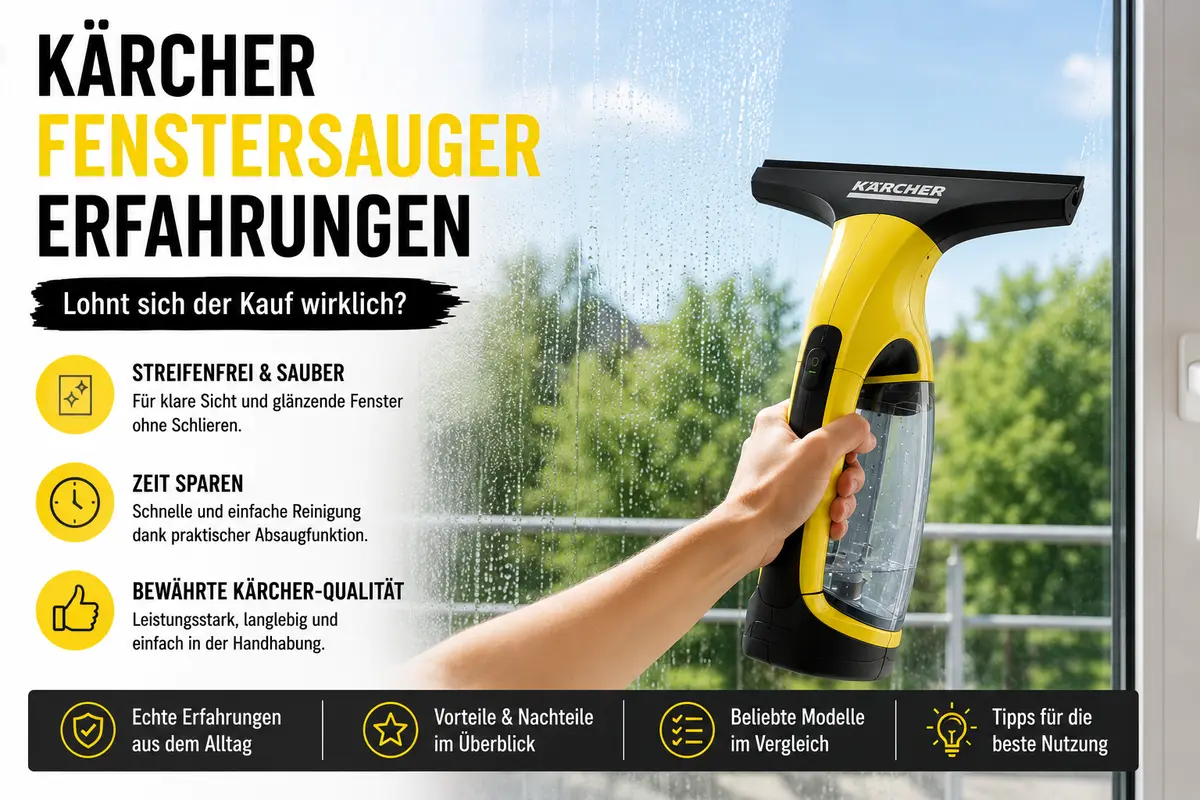 Kärcher Fenstersauger Erfahrungen – lohnt sich der Kauf?